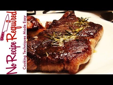How to Cook New York Strip in the Oven - NoRecipeRequired.com How to Cook New York Strip in the Oven - NoRecipeRequired.com
