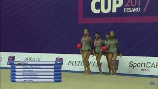 Bulgaria 3 Balls 2 Ropes AA - World Cup Pesaro 2017