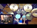 【宇宙戦艦ヤマト】だんだん高速に！激しく叩いてみた！space battleship yamato gradually faster drum cover