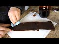 restoring a vintage military survival knife relaxing