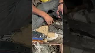 Manufacturing Hoof Knives | Connecting Rivet of Hoof Knife | My Farrier Tools