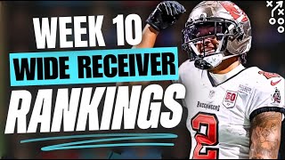 🔥 UPDATED TOP 36 WR RANKINGS for Week 10 Fantasy Football 🚀 | Fantasy Football Rankings