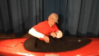 How to use a Seals Zippered Sneak Kayak Sprayskirt