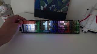 UnicornClock demo - A Python clock designed to run on a Pimoroni GalacticUnicorn