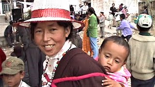 Tibet:People's festival- チベット 人々の祭りの風景