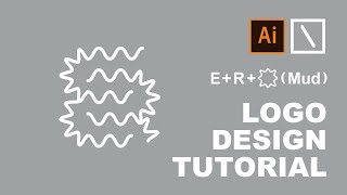 E + R + Mud Logo Design Tutorial in Adobe Illustrator