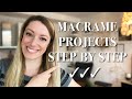 Preparing a MACRAME PROJECT step by step | Inspiration, supplies, sketching and more