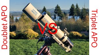 Worlds Best Doublet vs Best Triplet APO Refractor Telescope. Is the Triplet worth the extra cost???