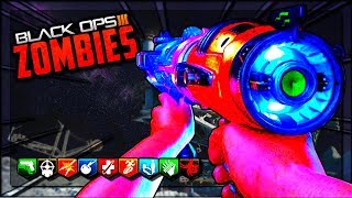 Call of Duty Black Ops 3 Zombies Moon Round 100 Attempt Solo Gameplay