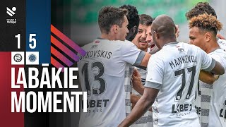 14. kārta: FS Jelgava 1:5 Riga FC (Labākie momenti)