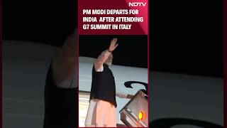 PM Modi News | PM Modi Departs For India After Attending G7 Summit In Italy