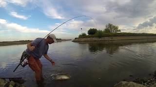 Fishing in the Ijssel nearby Deventer / Terwolde