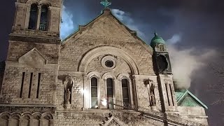 🔥An abandoned church on fire in Hochelaga (St-Eusebe-De-Verceil) - Video 1