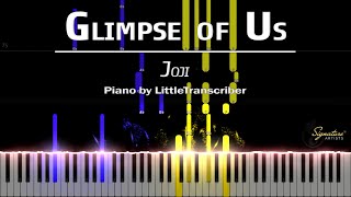 Joji - Glimpse of Us (Preview) Piano Cover / Tutorial by LittleTranscriber