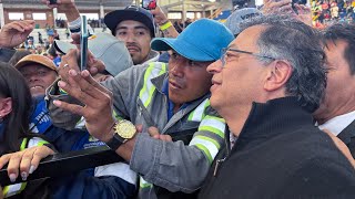 Presidente Petro durante el reconocimiento a la dignificación de la labor de los Recicladores [...]