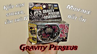 Review BB-80 Gravity Perseus AD145WD (Midfake) | Beyblade Metal Fight | HoàngVanh Beyblade