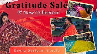 Gratitude Sale @ Deena Designer Studio | Sarees New Collection | #teluguvlogshyderabad #shoppingvlog