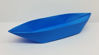 How to Make a Paper Boat that Floats | Origami Boat (Canoe) Tutorial
