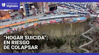 Las “casas suicidas” frente al acantilado que sus habitantes se niegan a abandonar