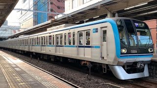 JR津田沼駅平日朝の電車。(3) 2024年1月5日撮影。