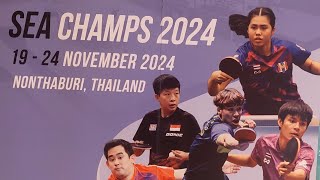 SEA Champs 2024 Table Tennis Semi Final Women's Team (INA vs Thailand)