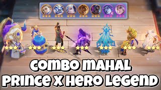 COMBO MAHALLL!! PRINCE X 5 HERO LEGEND B3 PAKCOY!! MAGIC CHESS MOBILE LEGENDS