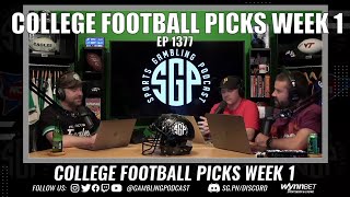 College Football Picks Week 1 - College Football Predictions 9/1/22 & 9/2/22 - CFB Picks