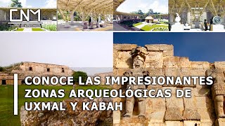 Zonas Arqueológicas de Uxmal y Kabah avanzan su rehabilitación, ruta Puuc en el Tren Maya