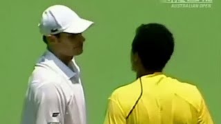 Andy Roddick vs Jo Wilfred Tsonga 2007 Australian Open R1 Highlights