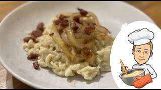 Kochunterricht 1 - Kässpätzle (eine österreichische Spezialität) 🇦🇹