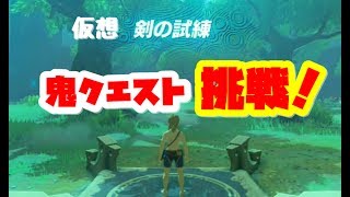 【ゼルダの伝説】剣の試練を仮想プレイでやってみたら、鬼の難易度でビビった！エキスパンションパス第1弾ブレスオブザワイルド【naotin】