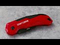 craftsman 4.375 in 1 blade steel painted utility knife