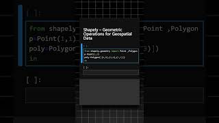 Shapely Geometric Operation for Geospatial Data #python