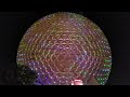 epcot spaceship earth beacon of magic holiday lights 4k video december 4 2021