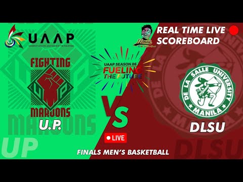 🔴UAAP Live DLSU Vs UP UAAP Season 86 Mens Basketball Finals Game 2 12 ...