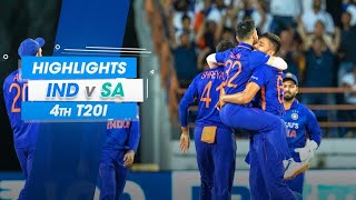 India vs South Africa 4th T20 highlights | ind vs sa 4th t20 highlights best performance #shorts