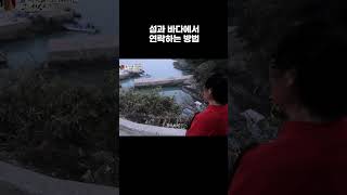 섬과 바다에서 연락하는 방법 #Shorts #알고e즘