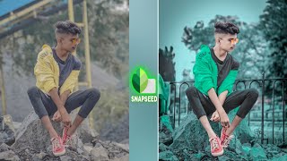 Snapseed- New greenish effect edit easily 🔥/ Snapseed editing - Niraj Editz