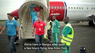 The most important flight of the year: Bangui