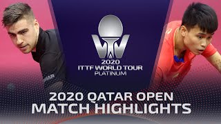 Darko Jorgic vs Zhou Qihao | 2020 ITTF Qatar Open Highlights (FS)