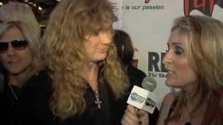 Dave Mustaine Interview at the Revolver Golden Gods