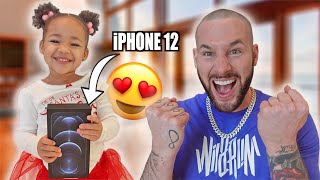 MY 2 YEAR OLD DAUGHTER GAVE ME AN iPHONE 12 for CHRISTMAS 😍
