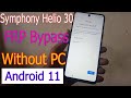 Symphony Helio 30 FRP Bypass Unlock Without PC Symphony Helio 30 Google Account Bypass