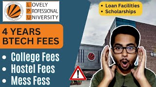 🔥 LPU 4-year Btech fee structure With Hostel and Mess Food Fees Details 2023 | LPU University fees