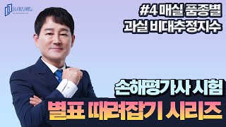 [손해평가사 별표 때려잡기 시리즈 #4] 매실 품종별 과실 비대추정지수 [홍세종에듀]