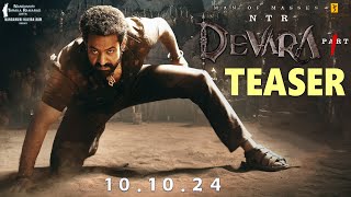 Devara Movie Part 1 Teaser | Jr NTR, Janhvi Kapoor | Saif AliKhan | Koratala Siva, Anirudh | #Devara