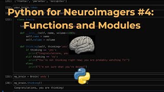 Python for Neuroimagers, Part 4: Functions and Modules