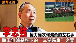 李志強：權力僅次何鴻燊的左右手，何鴻燊座下的“三駕馬車”之壹，經過他的改革，賽馬會的收入翻番