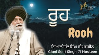 Rooh ~ ਰੂਹ | Giani Sant Singh Ji Maskeen Katha | Gyan Da Sagar