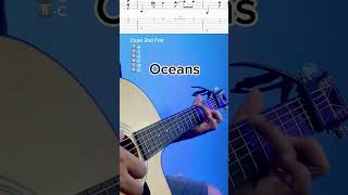 Oceans - Hillsong United (Where Feet May Fail) Fingerstyle Guitar Cover | Guitar Lesson with Tabs